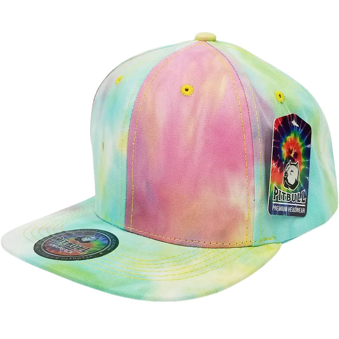 PB262 PIT BULL CAMBRIDGE PLAIN TIE DYE COTTON SNAPBACK HAT