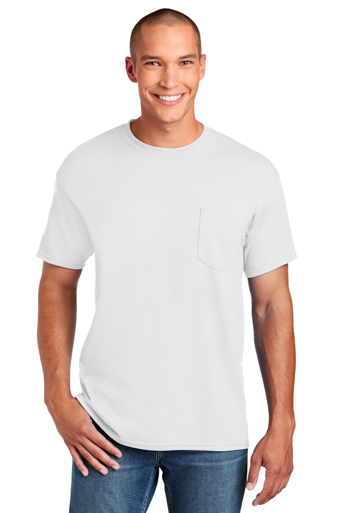 Gildan® - DryBlend® 50 Cotton/50 Poly Pocket T-Shirt