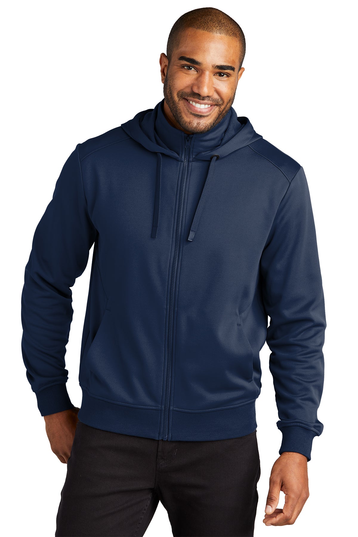 Port Authority® Smooth Fleece Hooded Jacket