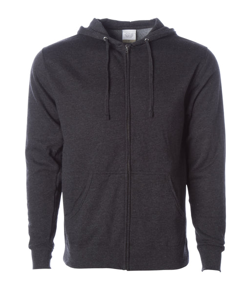 LIGHTWEIGHT ZIP HOODED SWEATSHIRT