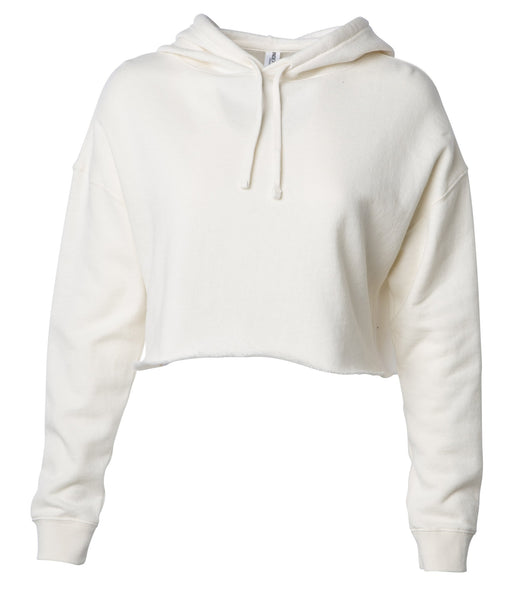 WOMEN'S LIGHTWEIGHT CROP HOODED PULLOVER