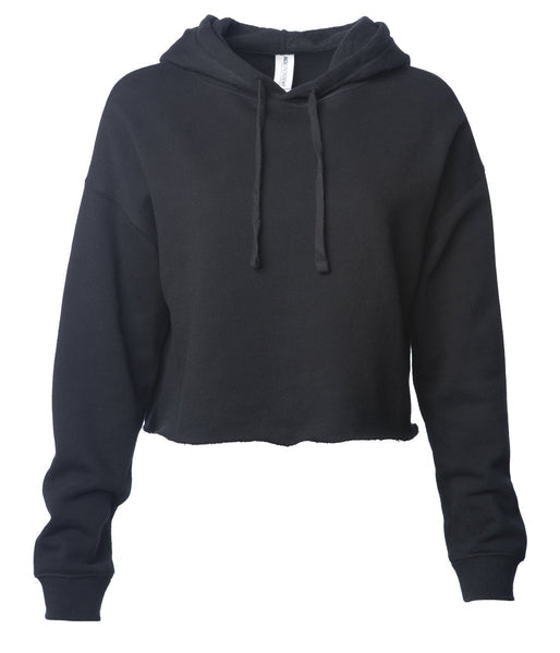 WOMEN'S LIGHTWEIGHT CROP HOODED PULLOVER