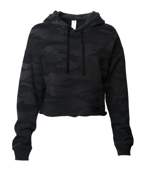 WOMEN'S LIGHTWEIGHT CROP HOODED PULLOVER