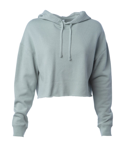 WOMEN'S LIGHTWEIGHT CROP HOODED PULLOVER