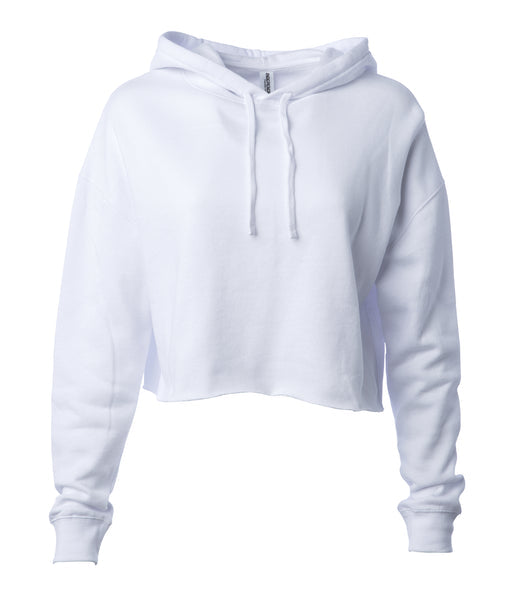 WOMEN'S LIGHTWEIGHT CROP HOODED PULLOVER