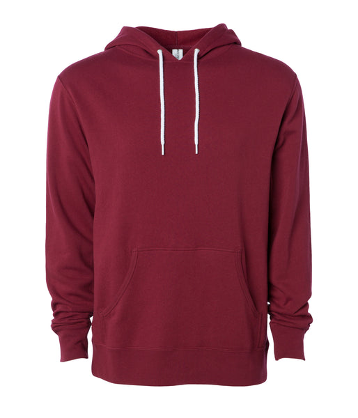 UNISEX LIGHTWEIGHT FITTED HOODED PULLOVER SWEATSHIRT