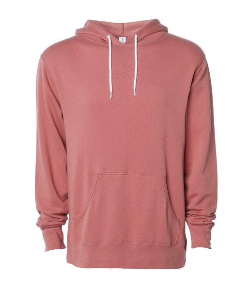 UNISEX LIGHTWEIGHT FITTED HOODED PULLOVER SWEATSHIRT