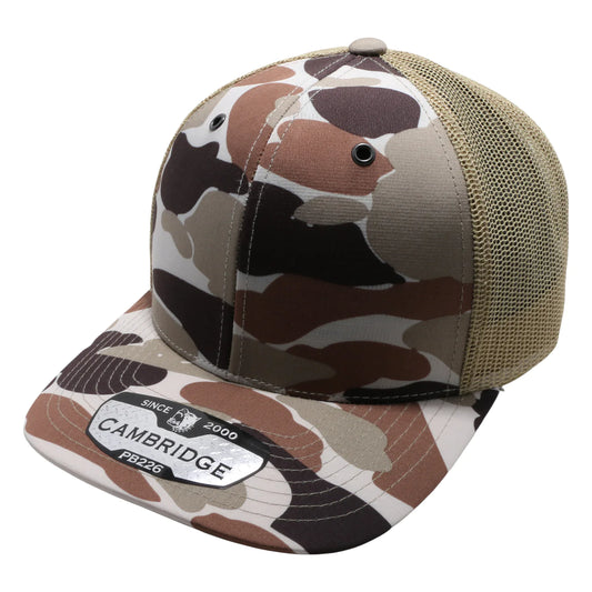 PIT BULL CAMBRIDGE SHINY CAMO TRUCKER HAT