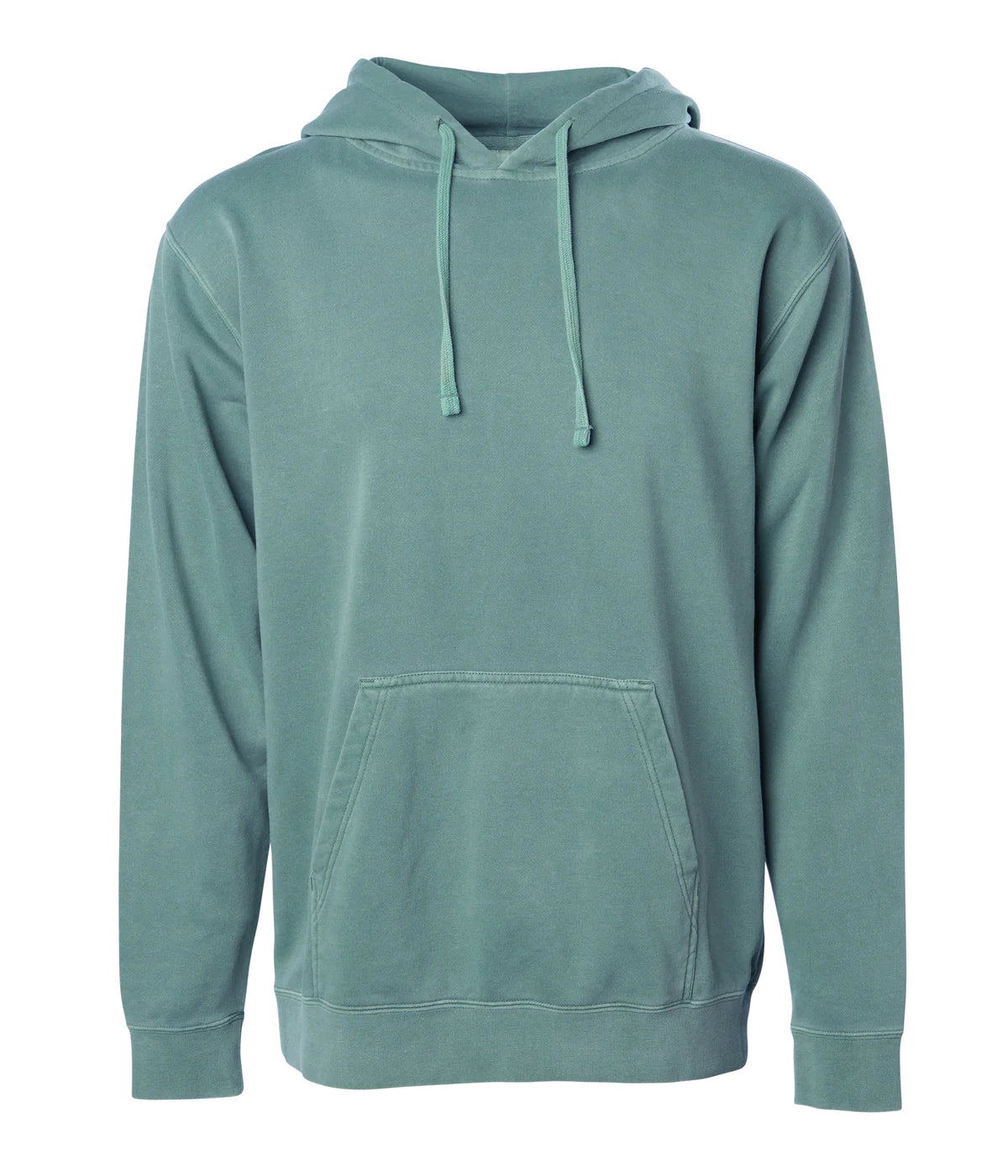 UNISEX MIDWEIGHT MINERAL WASH HOODED PULLOVER