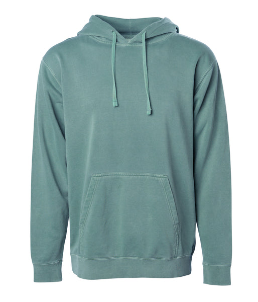 UNISEX MIDWEIGHT PIGMENT DYED HOODED PULLOVER