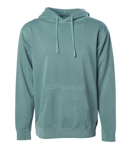 UNISEX MIDWEIGHT PIGMENT DYED HOODED PULLOVER