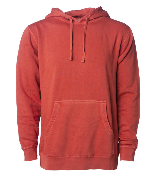 UNISEX MIDWEIGHT PIGMENT DYED HOODED PULLOVER