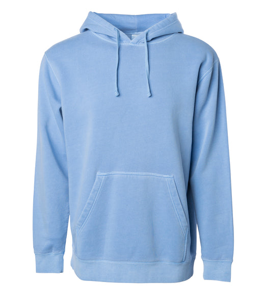 UNISEX MIDWEIGHT PIGMENT DYED HOODED PULLOVER