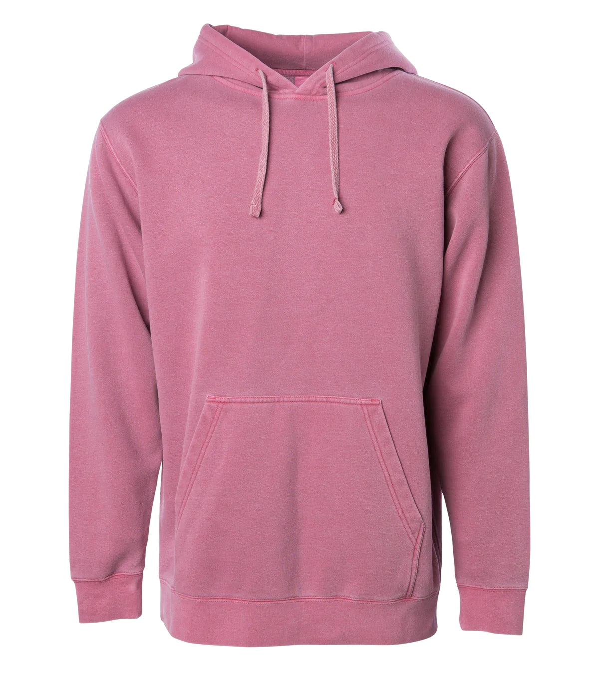 UNISEX MIDWEIGHT MINERAL WASH HOODED PULLOVER