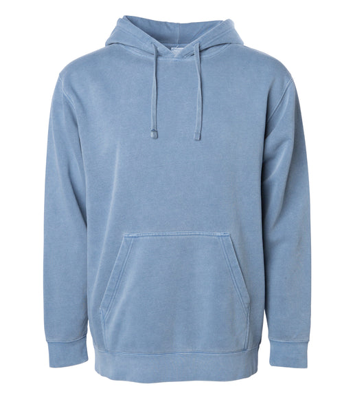 UNISEX MIDWEIGHT PIGMENT DYED HOODED PULLOVER