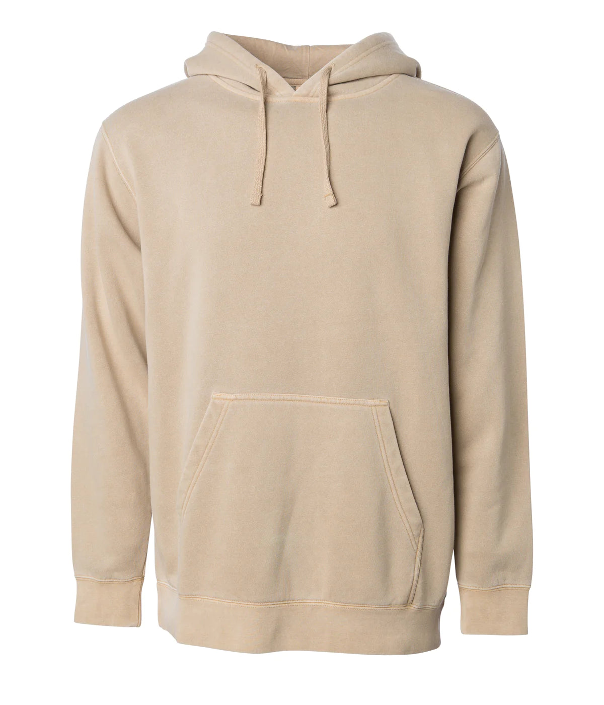 UNISEX MIDWEIGHT MINERAL WASH HOODED PULLOVER