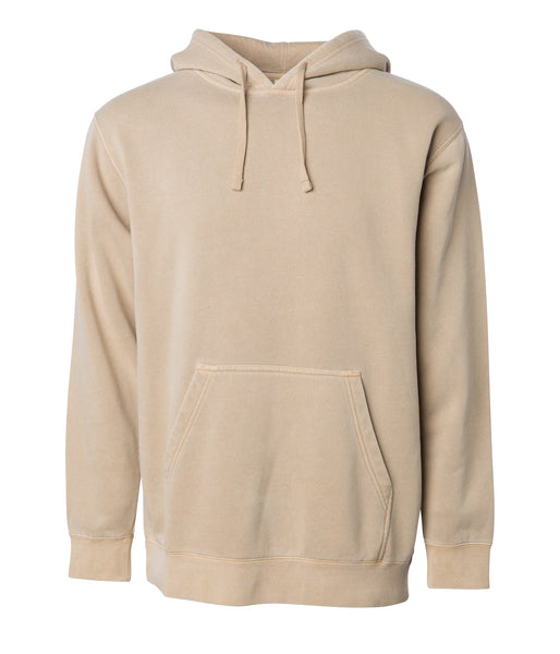 UNISEX MIDWEIGHT PIGMENT DYED HOODED PULLOVER