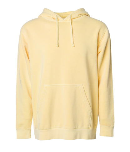 UNISEX MIDWEIGHT MINERAL WASH HOODED PULLOVER