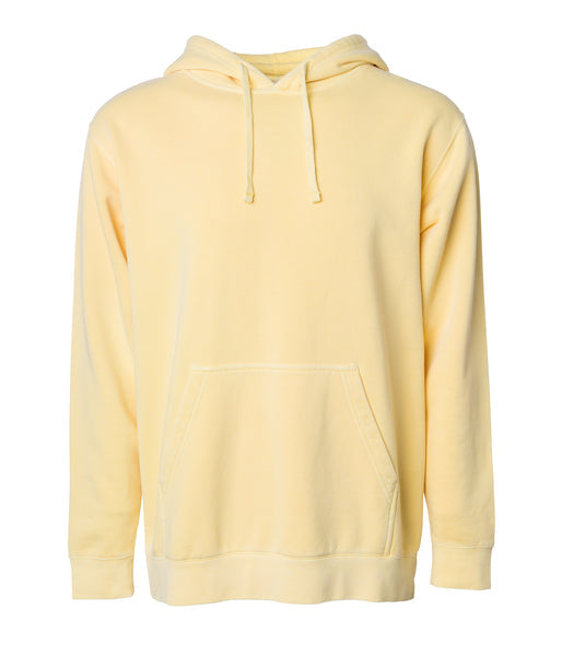 UNISEX MIDWEIGHT PIGMENT DYED HOODED PULLOVER