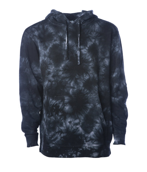 UNISEX MIDWEIGHT TIE DYE HOODED PULLOVER