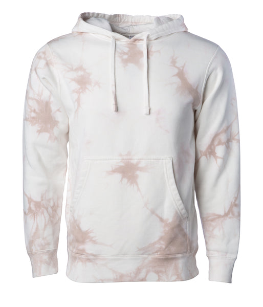 UNISEX MIDWEIGHT TIE DYE HOODED PULLOVER