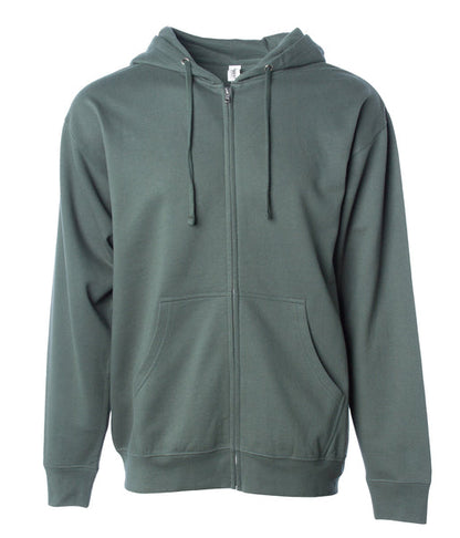 MIDWEIGHT ZIP HOODED SWEATSHIRT