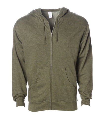 MIDWEIGHT ZIP HOODED SWEATSHIRT