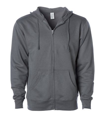 MIDWEIGHT ZIP HOODED SWEATSHIRT