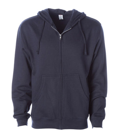 MIDWEIGHT ZIP HOODED SWEATSHIRT