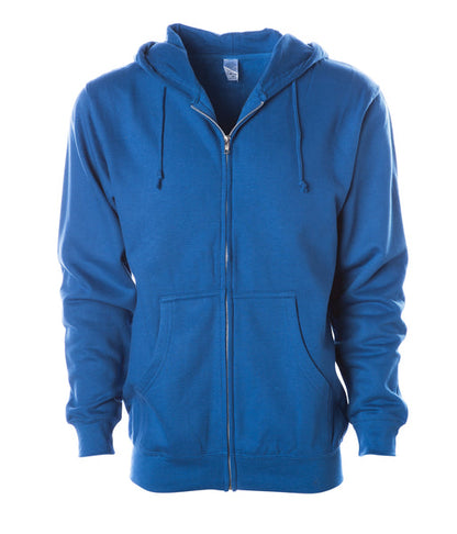 MIDWEIGHT ZIP HOODED SWEATSHIRT