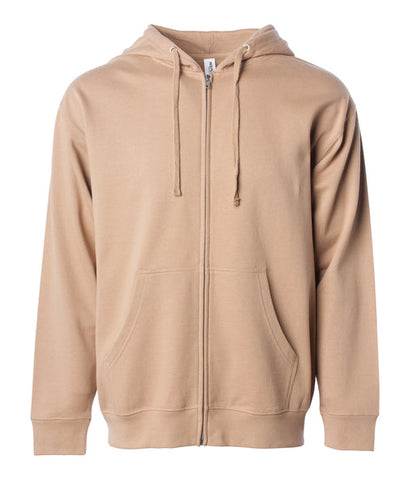 MIDWEIGHT ZIP HOODED SWEATSHIRT