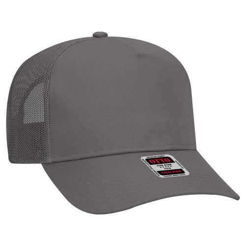 OTTO CAP 5 Panel Mid Profile Mesh Back Trucker Hat