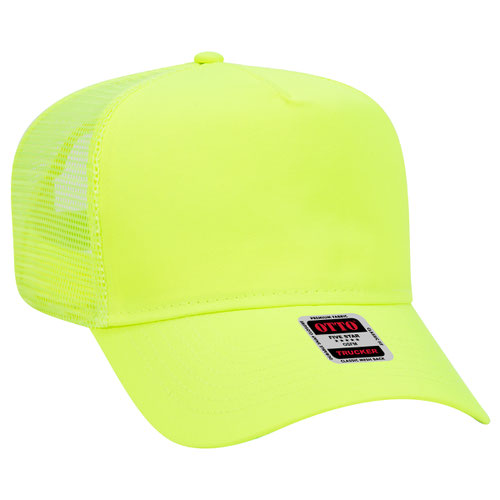 OTTO CAP 5 Panel Mid Profile Mesh Back Trucker Hat