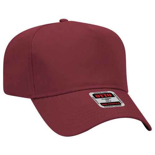 OTTO CAP 5 Panel Mid Profile Baseball Cap